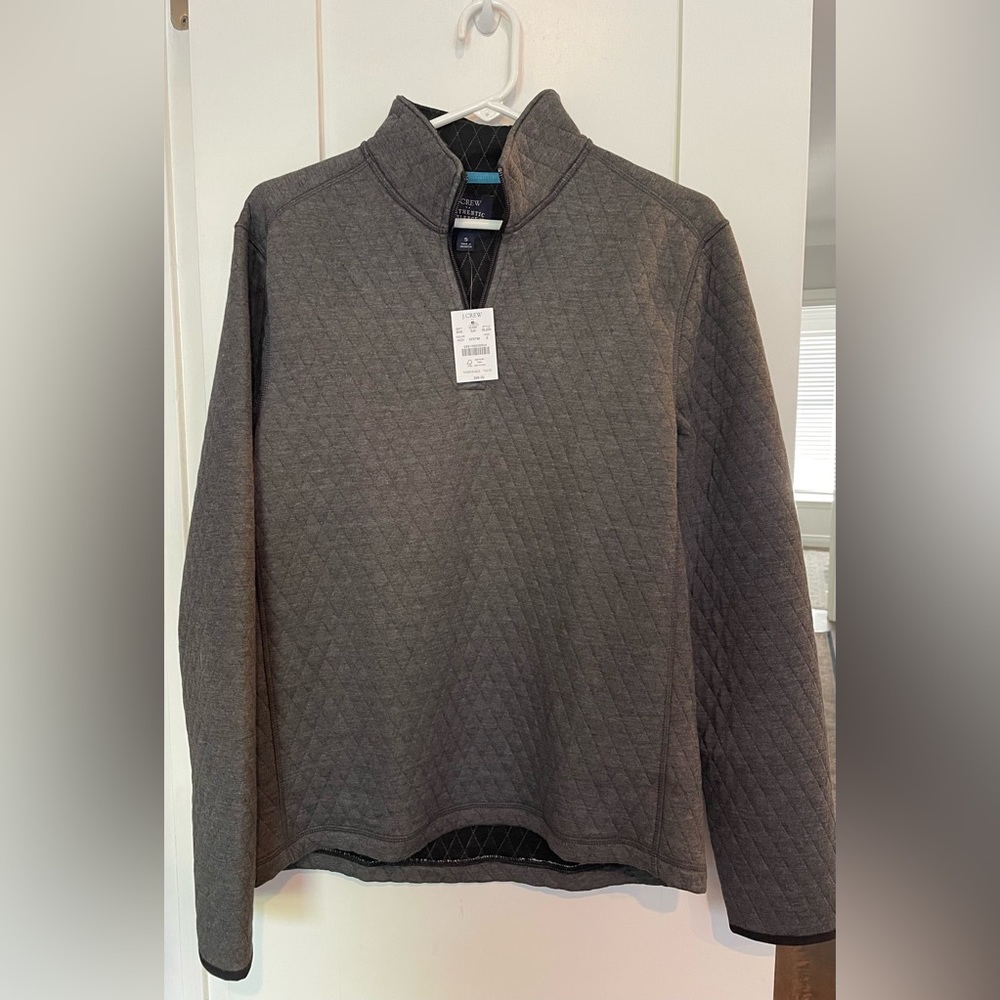 J. Crew Men’s Quilted Quarter Zip NWT